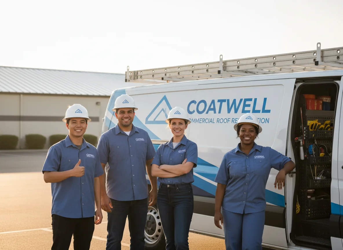 Commercial roof coating company in Marshall, AK